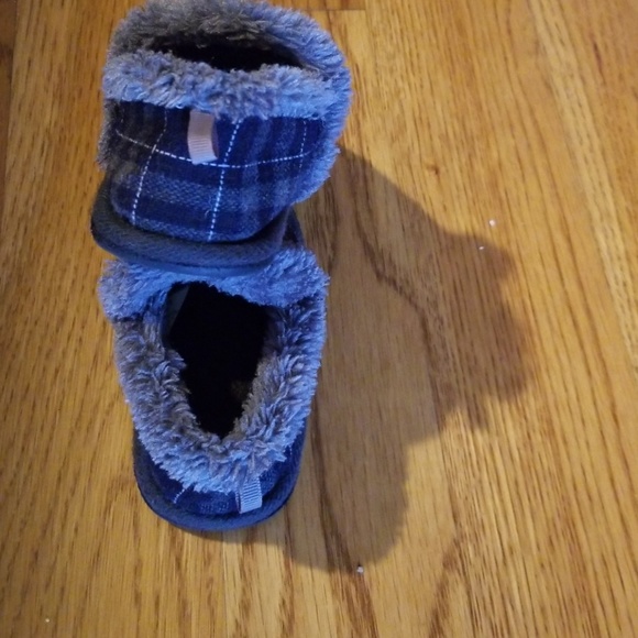 Alpine Blue snd Gray Plaid Infant Sleepers 5-6 - Picture 2 of 4